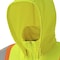 Pioneer Fleece Safety Hoodie, Class 3, Type P and R, Micro Fleece, High Visibility Yellow/Green, M V1060560U-M - alternate 5